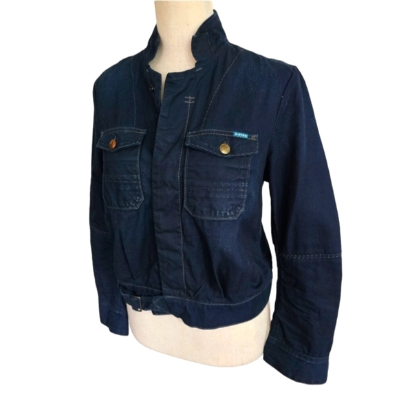 G-Star Raw Organic Dark Wash Denim Jacket - Picture 1 of 10